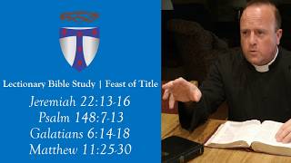 Lectionary Bible Study - Feast of St Francis of Assisi