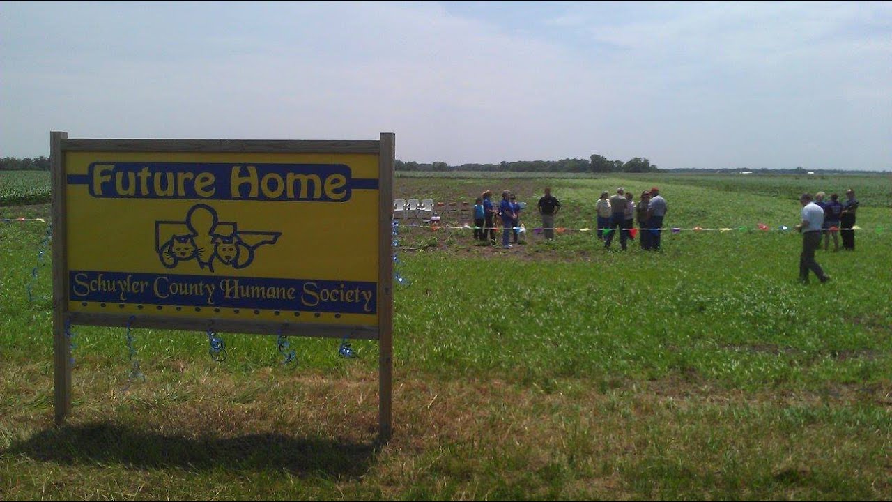 Schuyler County breaks ground on muchneeded animal shelter YouTube