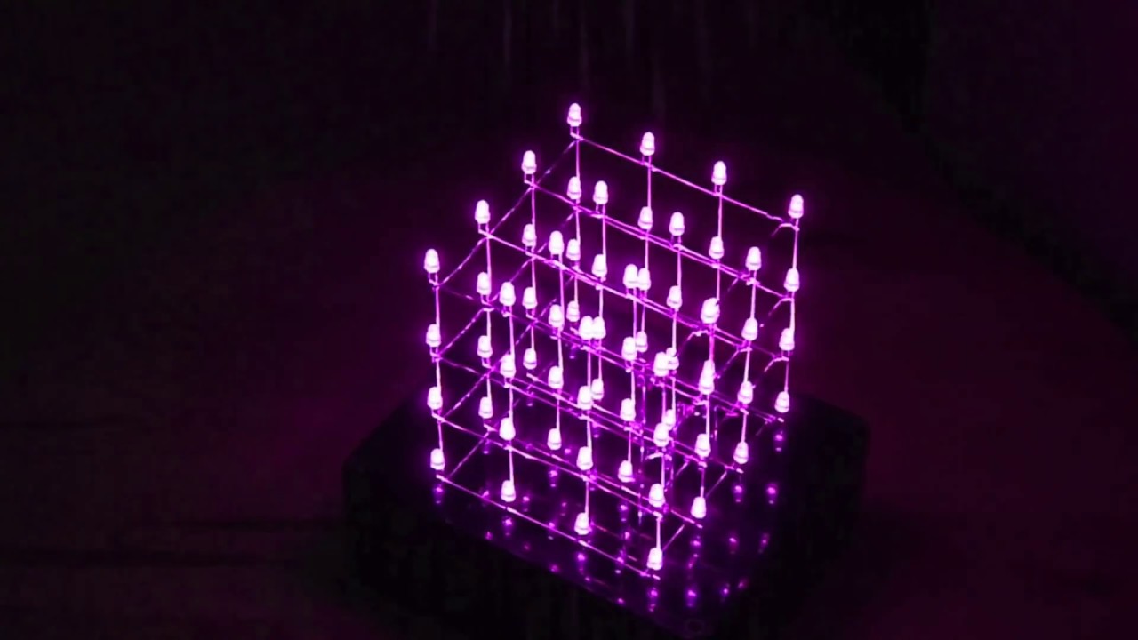 Arduino Uno 4x4x4 LED Cube YouTube
