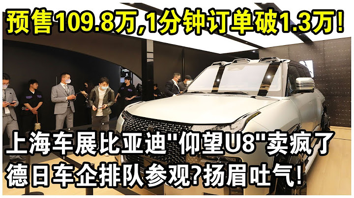 上海車展比亞迪賺瘋了？仰望U8預售109.8萬，1分鐘售出13000輛！德日車企排隊參觀，太解氣了！ - 天天要聞