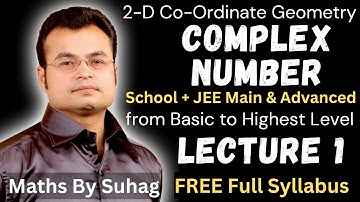 complex number lec 1 all teaching video of Maths By Suhag Sir IIT JEE Class 9, 10, 11, 12, Dropper