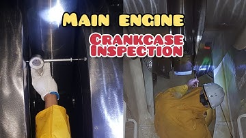 Marine Diesel Engine Crank Case Inspection #documentary #marineengineer #short
