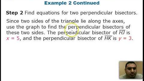 5-2 Bisectors of Triangles