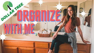 DOLLAR TREE BATHROOM ORGANIZATION ✨ Complete Disaster Declutter + Organize With Me | Loveli Channel