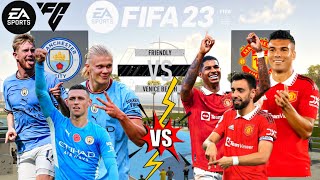 FIFA 23 - Manchester City vs Manchester United - VoltaCity | 4v4 Friendly Futsal Match | Ft. Haaland