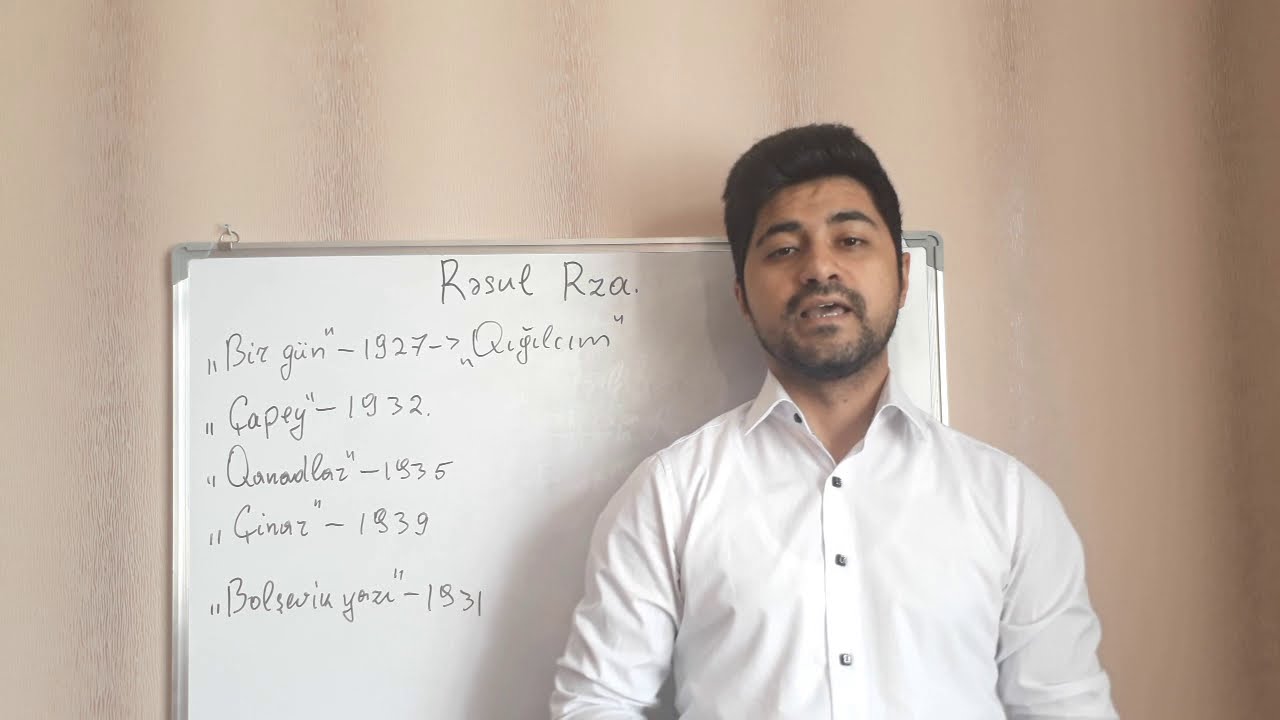 ƏDƏBİYYAT - Rəsul Rza - Həyat və yaradıcılığı İZAH 2024