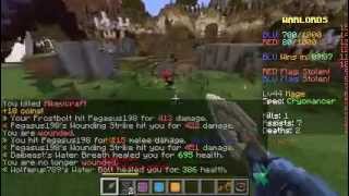 Minecraft Warlords: Cryomancer Gameplay!