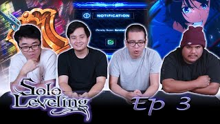 GAINING STATS! | Solo Leveling Episode 3 Reaction