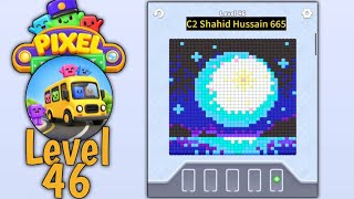 Pixel Bus Sort level 46 | all parts gameplay walkthrough solution