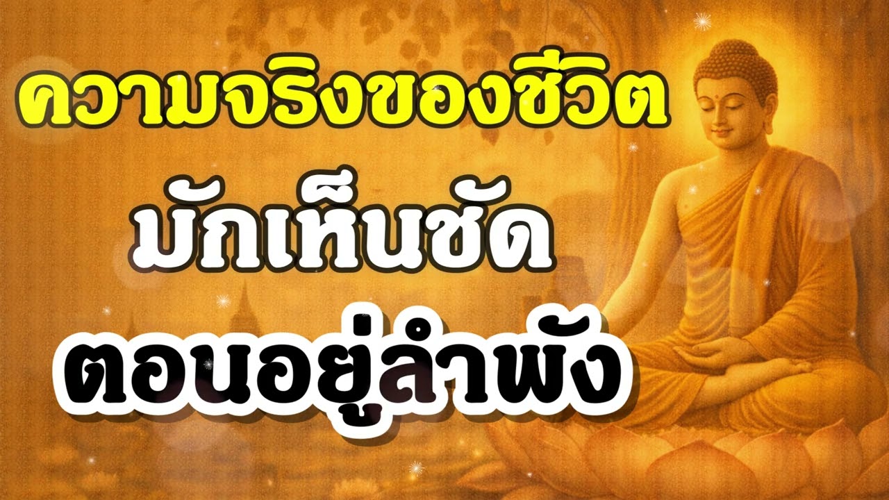 ความจริงของชีวิต มักเห็นชัดตอนอยู่ลำพัง | ฟังธรรมะก่อนนอน | Ep.34