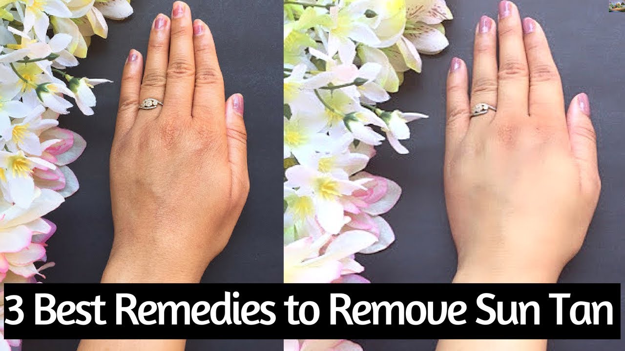 3 Best Home Remedies To Remove Sun Tan How To Remove SUNTAN from FACE
