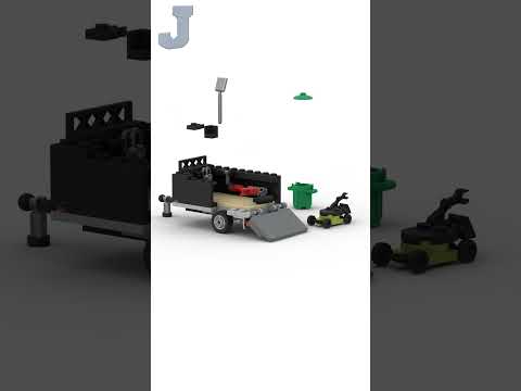 LEGO Gardening Trailer Speed Build #letsbuildlego