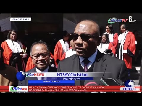 REAL NEWS NY VAOVAO MARINA MIVANTANA 04 AOGOSITRA 2025 Madagascar
