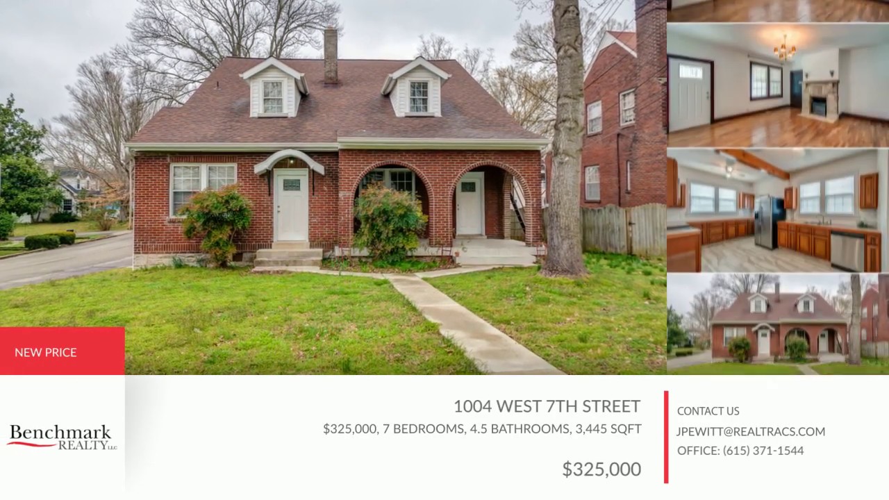 1004 W 7Th St., Columbia, TN 38401 House for Sale YouTube