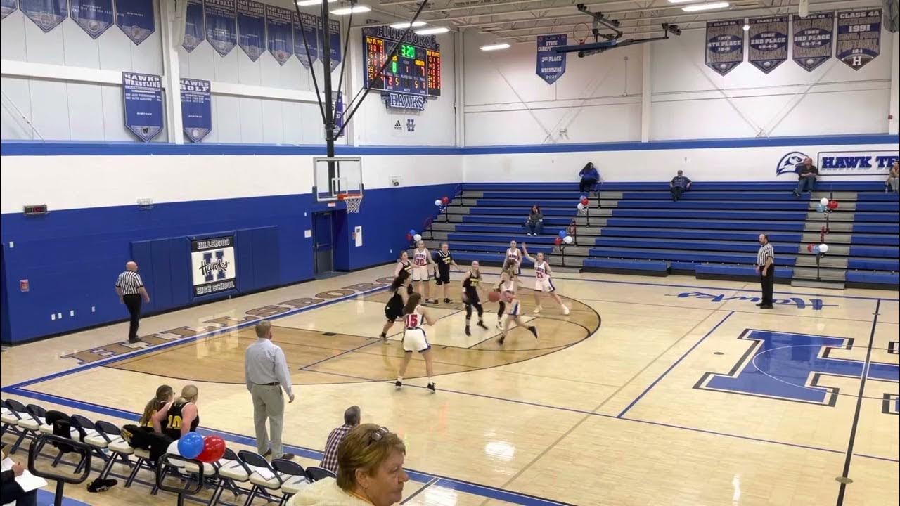 Q1 Grandview R2 vs Hillsboro JV Girls BB 1st quarter Feb 7, 2022