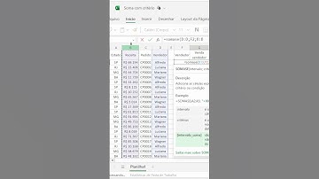 Soma com critério rápido no Excel! Aprenda SOMASE #Shorts