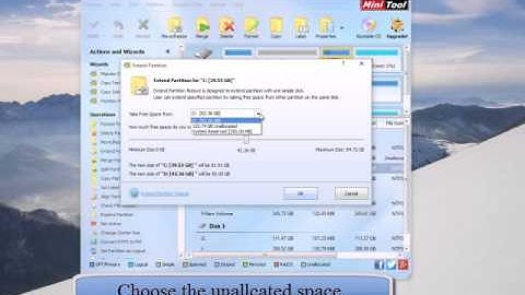 How to Make Full Use of Unallocated Space (MiniTool Partition Wizard)