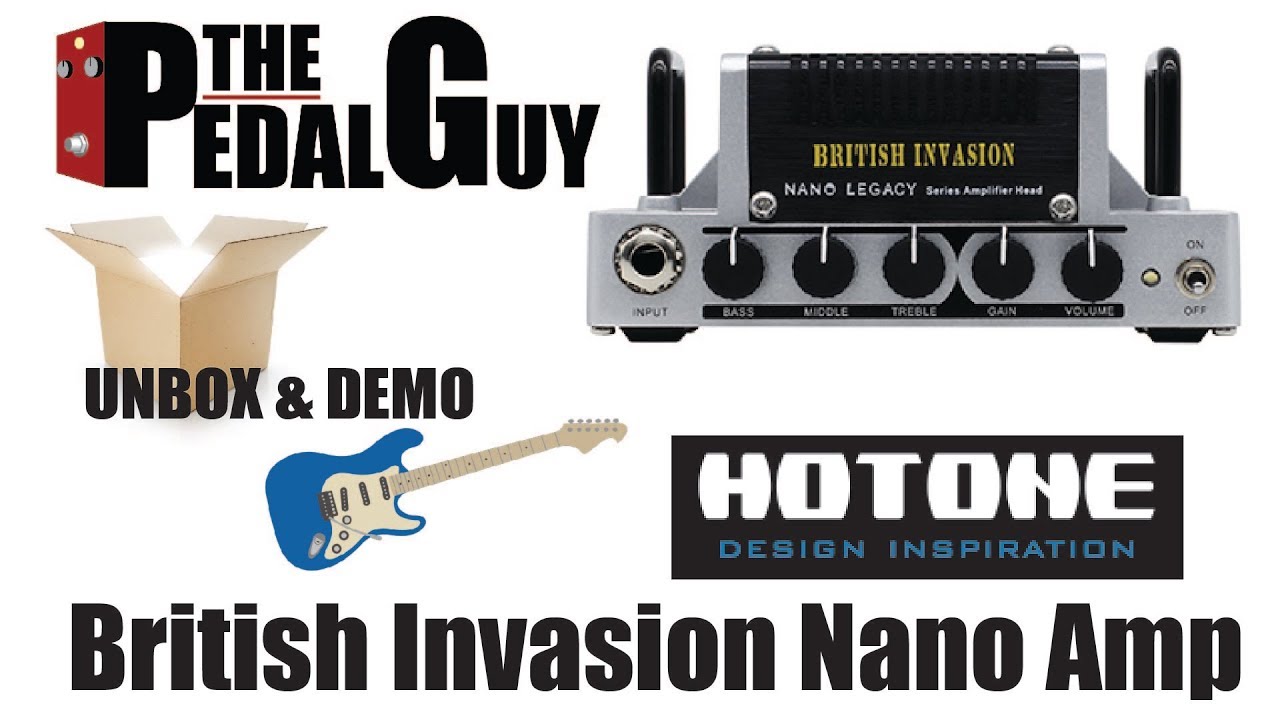 ThePedalGuy Unboxes and Demos the Hotone British Invasion Nano Legacy Amp