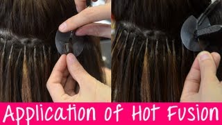 Keratin Hot Fusion Hair Extensions - Application & Information | Instant Beauty ♡