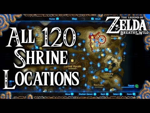 Video: Zelda: Breath Of The Wild Shrine-locaties, Shrine-kaarten Voor Alle Regio's En Hoe Shrine Orbs Te Ruilen Voor Heart Containers