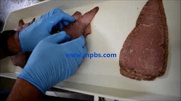 Pro-Slice PCE 70-21 Horizontal Slicer Roast Beef Demo - 323-268-8514