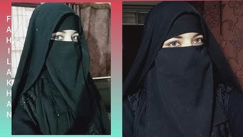 Butterfly Niqab | 1 minute Everyday Hijab Niqab tutorial | Hijab and Niqab Style |@fahilakhan