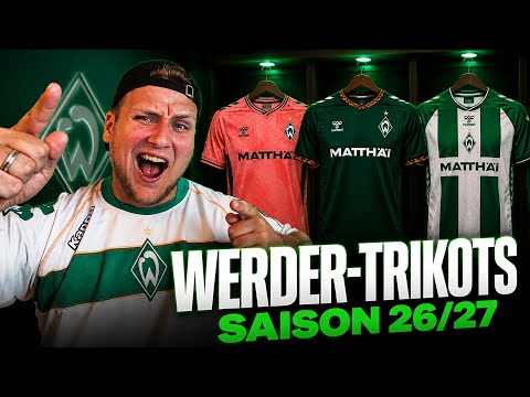 DAS ist das beste Werder-Trikot der Saison 2026/27! 🤯ALLE Werder-Trikots im Ranking!🔥💯