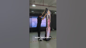 Unfold Brilliance: The Tough, Foldable, Double-Sided 3D Display  #digitalsignage #nextgendisplay
