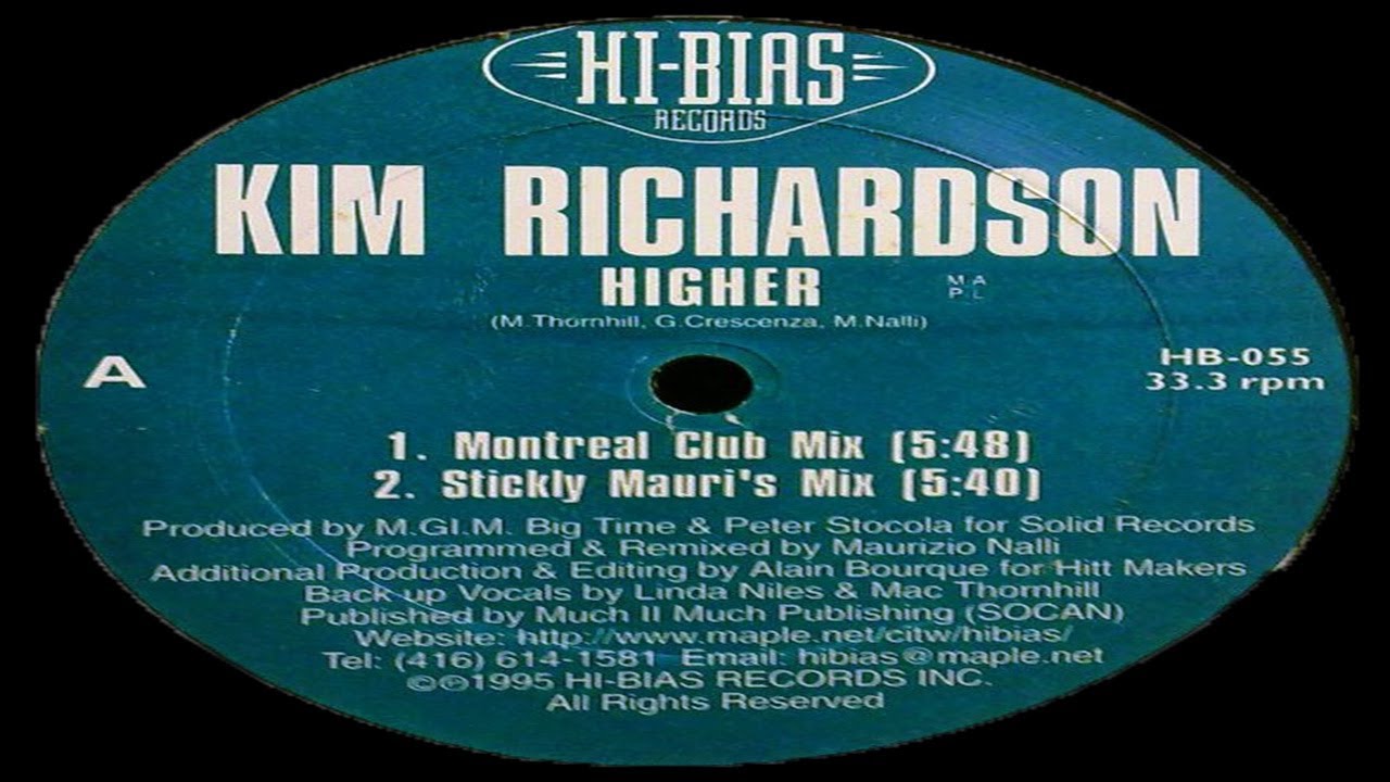 Watch Kim Richardson – Higher (Stickly Mauri's Mix) on YouTube Watch Kim Richardson – Higher (Stickly Mauri's Mix) on YouTube