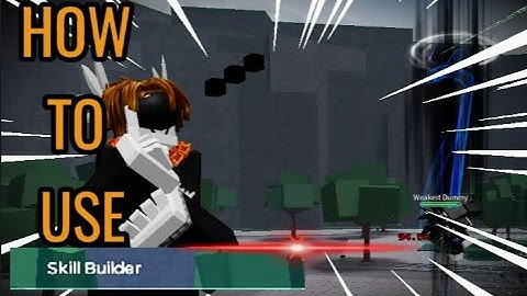 How To Use [Skill Builder] in Roblox | The Strongest Battlegrounds