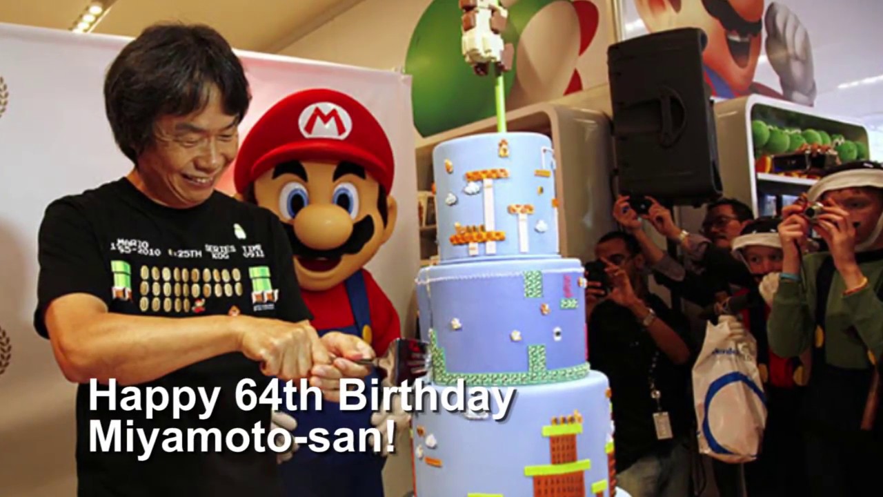 Today is Shigeru Miyamoto's Birthday