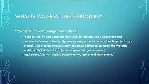 Systems analysis and design  waterfall vs agile