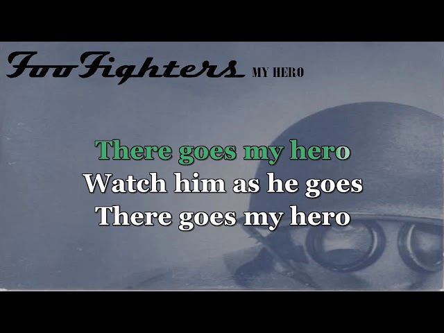 my hero foo fighters lyrics｜TikTok Search