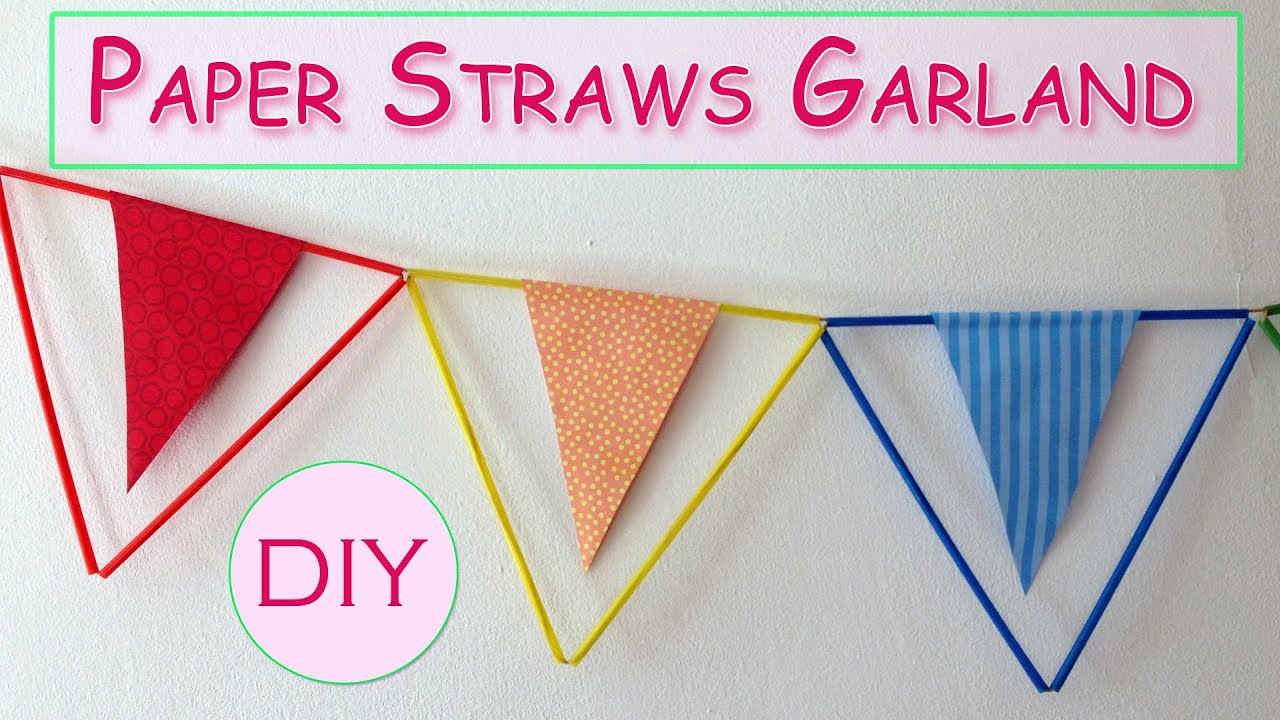 Allred Design Blog: IBP Paper Straws  Paper straws, Easter garland, Crafts