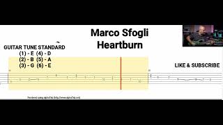 Marco Sfogli - Heartburn - ( Tab Guitar )