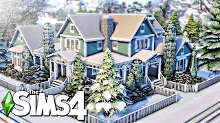 Huge Christmas Family Home  || The Sims 4 Speed Build