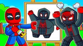 Spiderman Vs SPEED DRAW In Roblox!