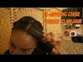 How I apply Chebe to my hair - tutorial | Oil and powder prep