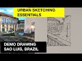 Urban Sketching Essentials Part 4 | Drawing Demo | Strathmore