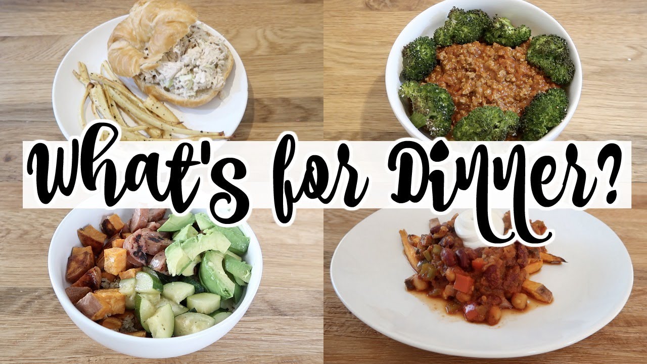 WHAT'S FOR DINNER / 4 EASY AND AFFORDABLE FAMILY MEAL IDEAS - YouTube