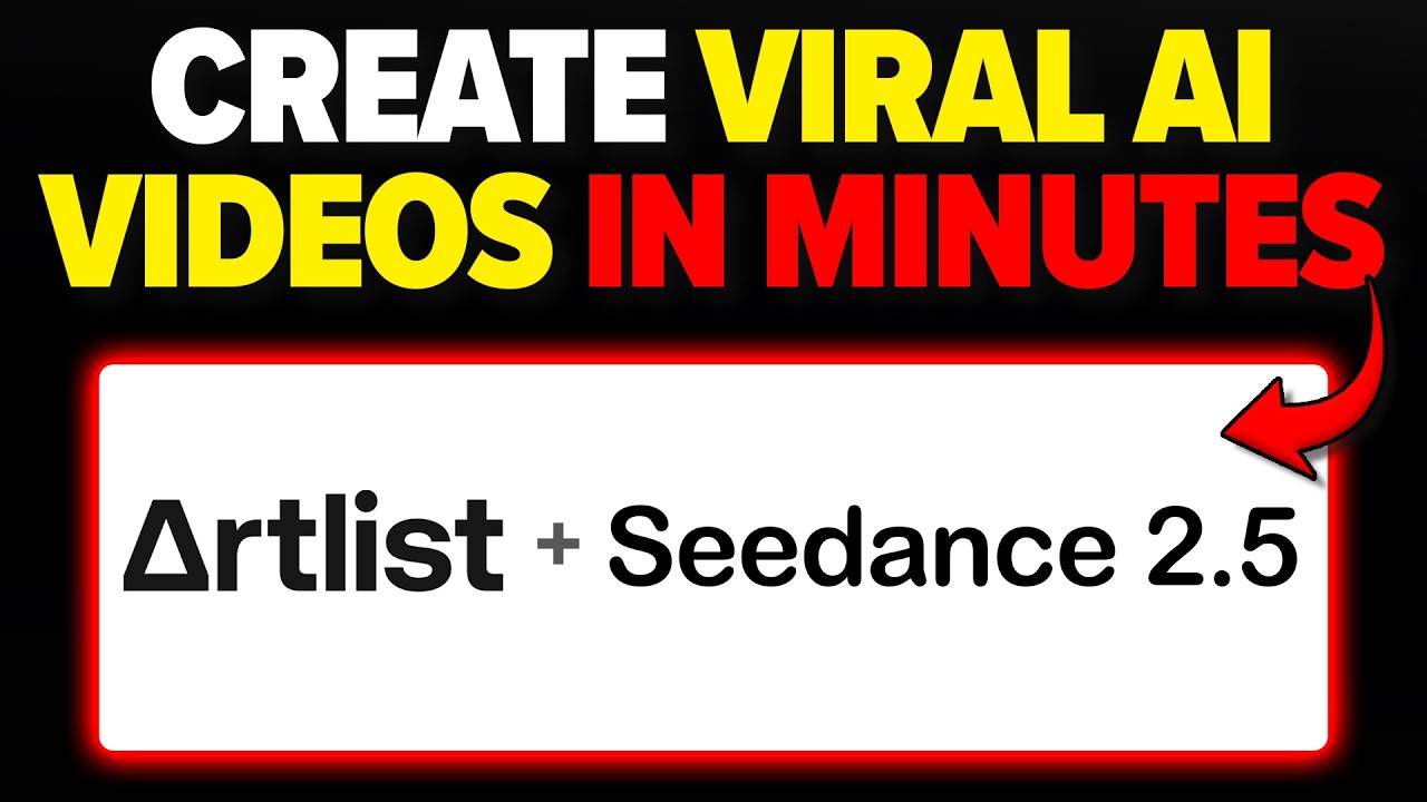 SeeDance 2.5 + Artlist = Viral AI Videos in Minutes (crazy use cases)