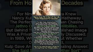 Nancy Kulp Hid Her Private Life From Hollywood for Decades — The Truth Behind Miss Jane Hathaway📝