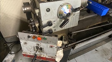 Starting work on the hypromac 1550 lathe