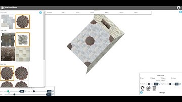 Advance 3D room with unshaped tiles