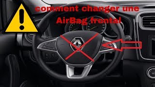 Démonter/remplacer AirBag / How to change/replace an Airbag renault symbol
