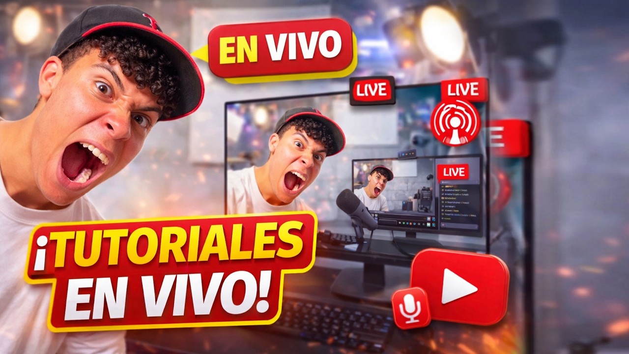 🎮🔴  GRABANDO conmigo un TUTORIAL en  STREAM!