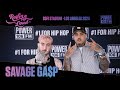 Savage Ga$p Backstage Interview At Rolling Loud With Power 106 & DJ Wavy