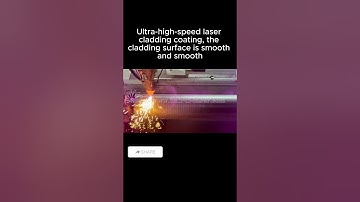 Ultra-high-speed laser cladding coating#lasercladding #laser #technology #3dprinting #machine  #cnc