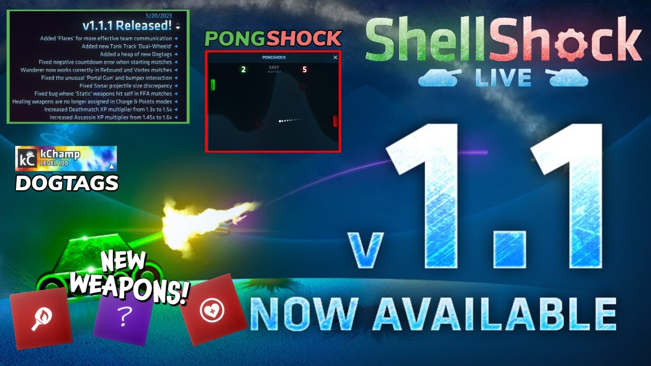 ShellShock Live v1.1 RELEASED! Playing the New Update!