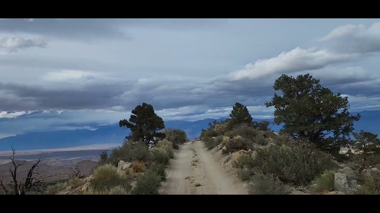 Driving on top of the world! Buttermilk Trail at Bishop, CA